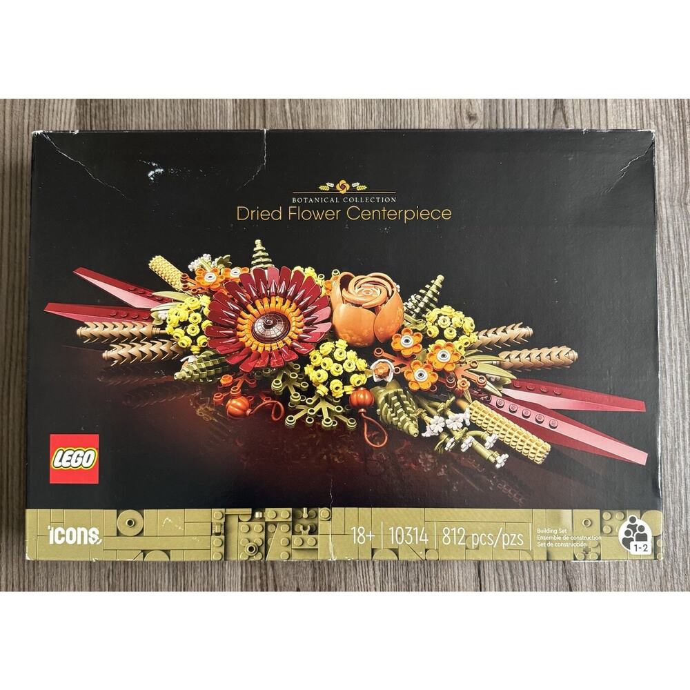 LEGO Icons Dried Flower Centerpiece Botanical Collection 10314 Factory Sealed